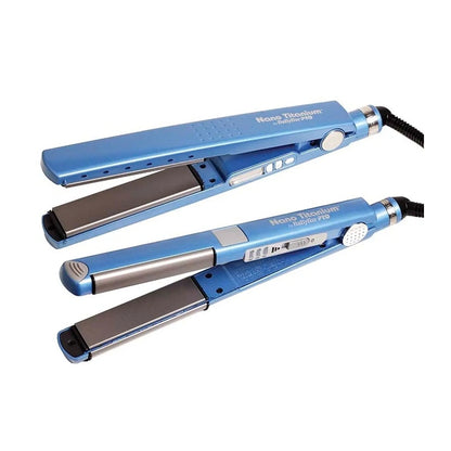 Combo Plancha Y Onduladora De Cabello BabylissPRO Nano Titanium