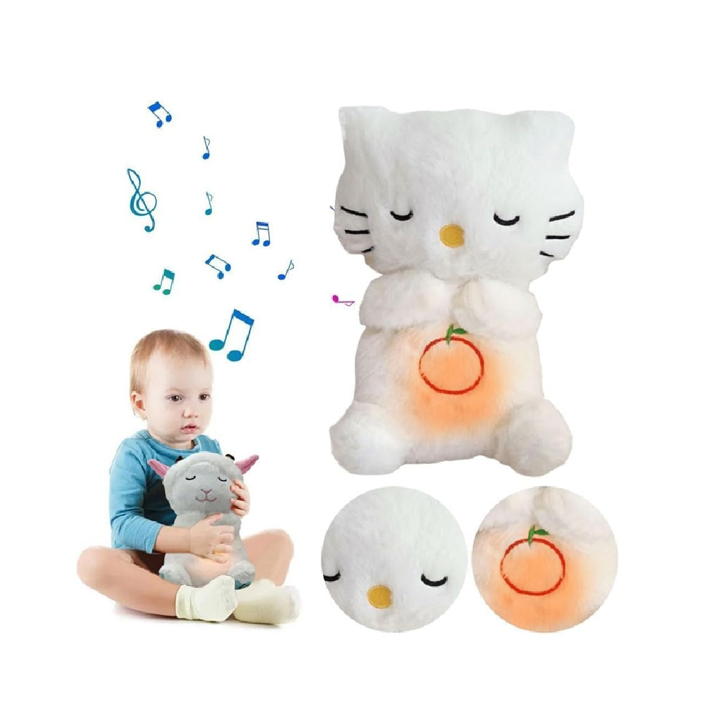 Peluche Que Respira Con Luces & Sonido Gatito