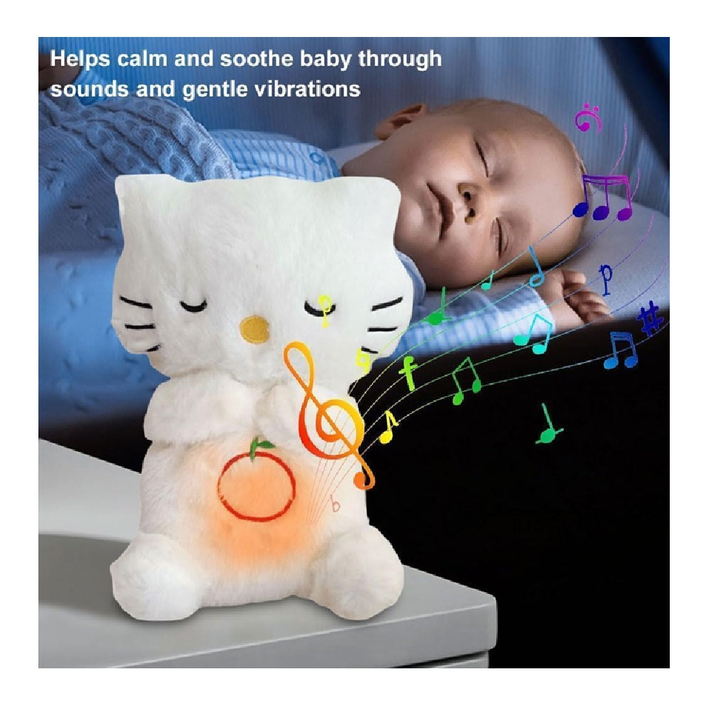 Peluche Que Respira Con Luces & Sonido Gatito