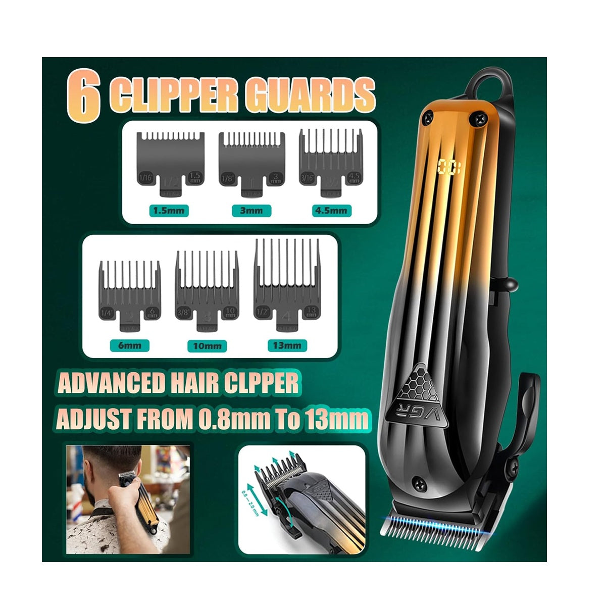 Combo Maquina VGR V-644 Original E Inalambrico 3 En 1