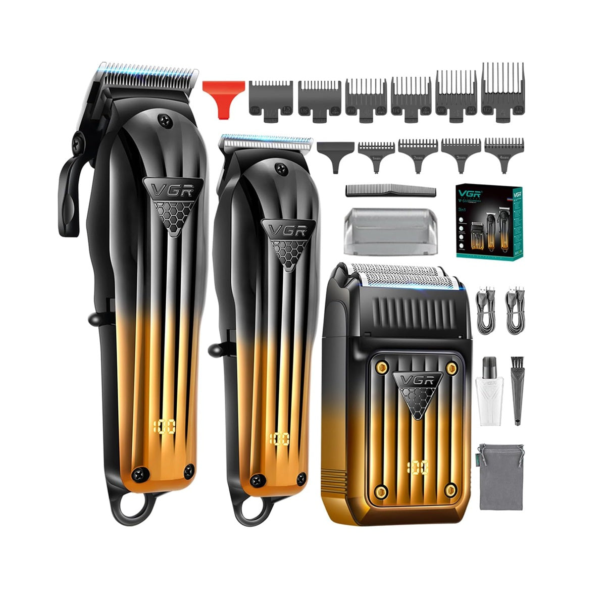 Combo Maquina VGR V-644 Original E Inalambrico 3 En 1