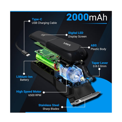 Maquina Recortadora De Pelo VGR V-118 Original E Inalambrica