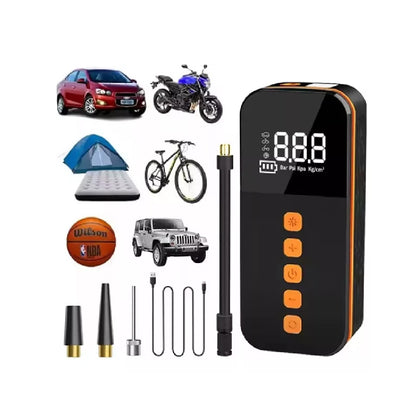 Inflador Inteligente Automatico Portatil Bici-Auto-Pelotas-Motos