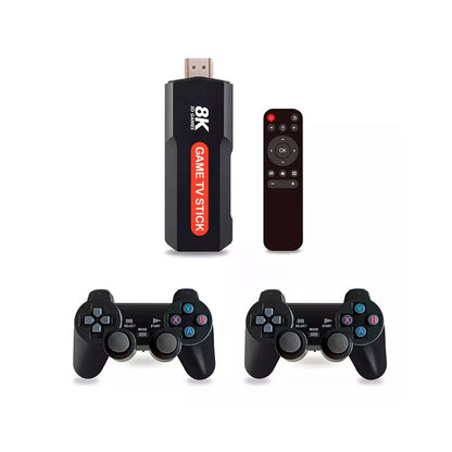 TV Box Convertidor Smart TV Con Videojuegos + 2 Controles Inalambricos