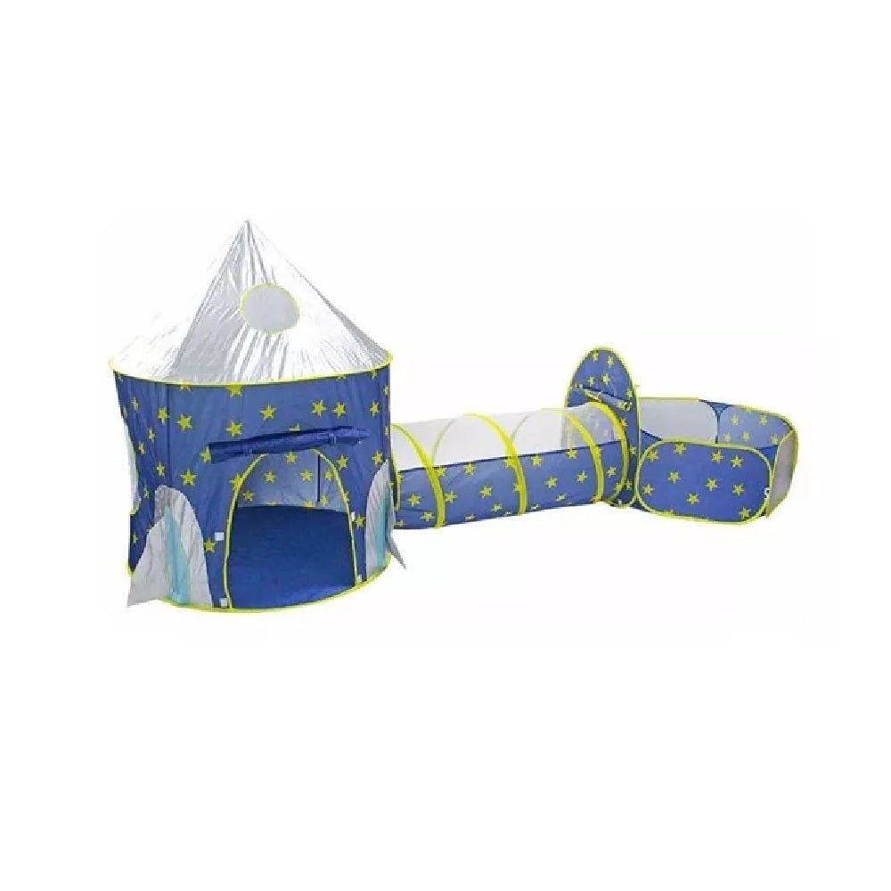 Carpa Infantil Castillo Con Túnel Piscina De Pelotas