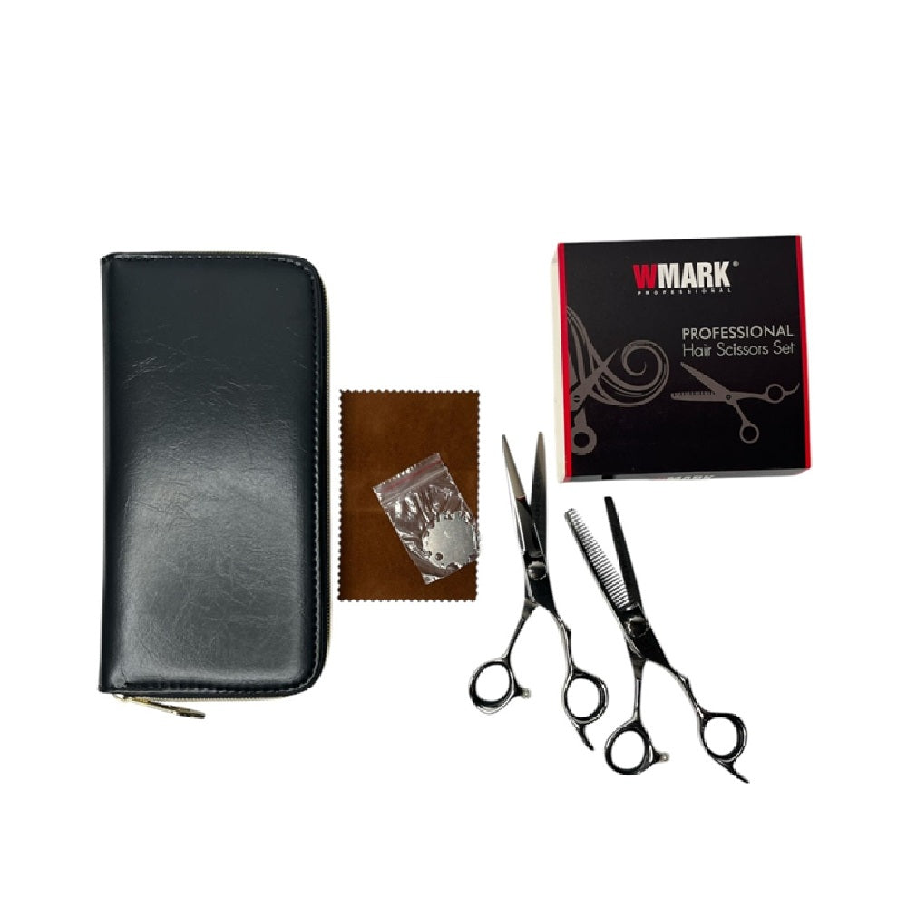 Set De Tijeras Profesionales Para Corte De Cabello Original WMARK NG-005