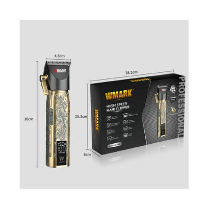 Cortadora De Pelo Profesional WMARK NG-2046 Recargable De Alta Velocidad