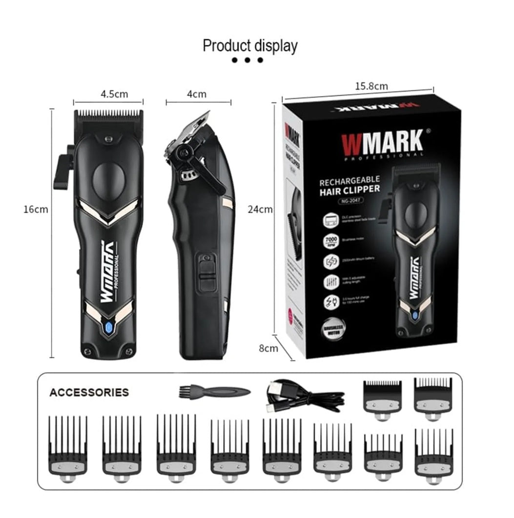 Maquina Cortadora De Pelo Original WMARK NG-2047 Profesional