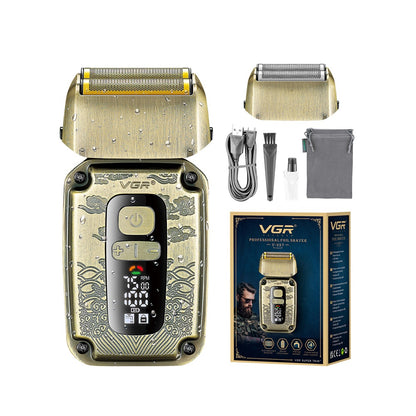 Afeitadora Original E Inalambrica VGR V-337 Con Pantalla