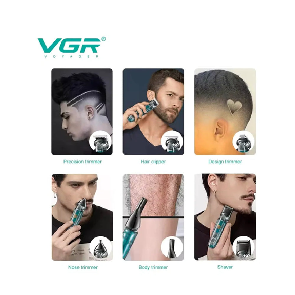 Maquina Cortadora De Pelo 6 En 1 VGR V-102 Inalambrica