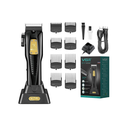 Máquina De Cabello Profesional Vgr V-651 Turbo Usb 8 Peines