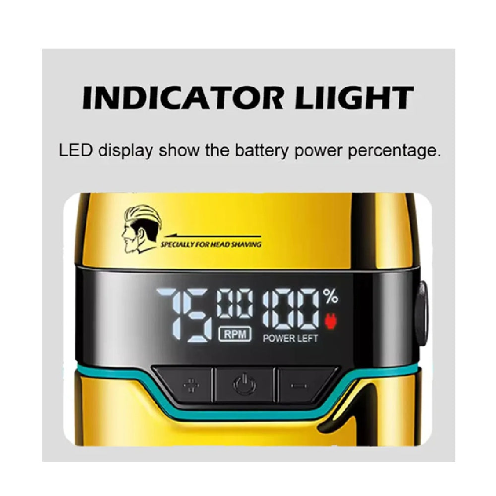 Afeitadora VGR Original E Inalambrica V-350 Con Pantalla LED