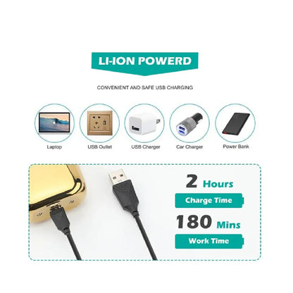 Afeitadora VGR Original E Inalambrica V-350 Con Pantalla LED