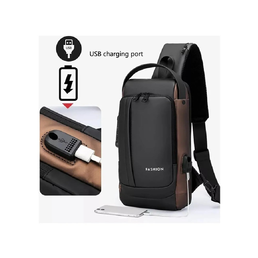 Mochila Morral Bolso Con Puerto Usb Impermeable Anti-Robo