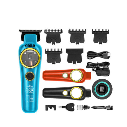 Maquina Recortadora De Cabello Gobo Motor Vectorial Pantalla LCD