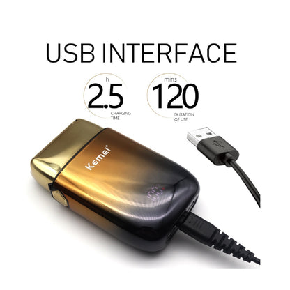Afeitadora Shaver Kemei Original Con Pantalla LCD TX10