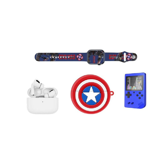 Combo Reloj Inteligente Para Niños Con Audifonos