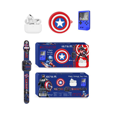 Combo Reloj Inteligente Para Niños Con Audifonos