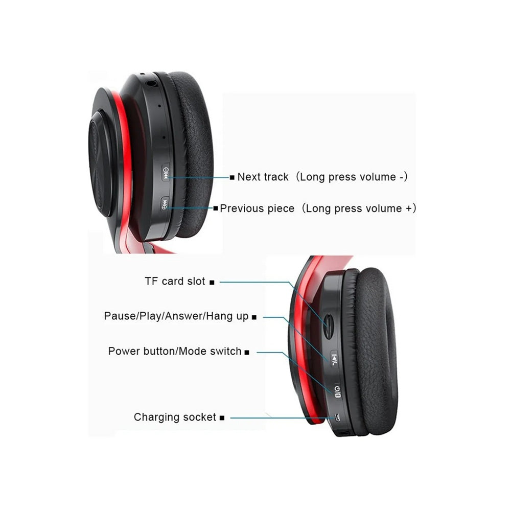 Audifonos Diadema Inalámbrico B39 Recargable Con Bluetooth