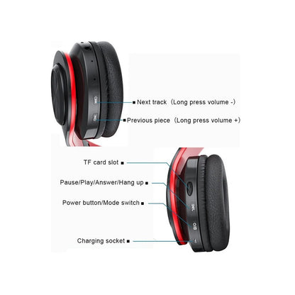 Audifonos Diadema Inalámbrico B39 Recargable Con Bluetooth