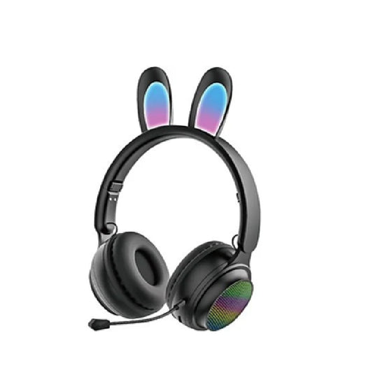 Auriculares Diadema Con Orejas De Conejo Inalámbrica