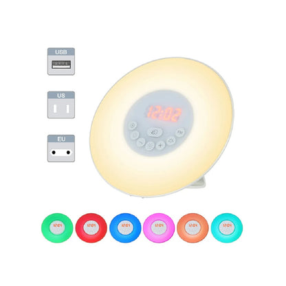 Reloj Despertador Sunrise Con Radio Y Sonidos De La Naturaleza