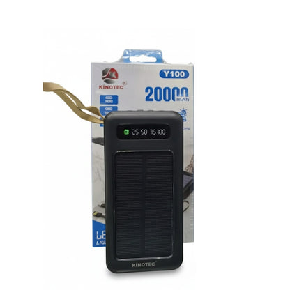 Power Bank Con Panel Solar 20.000 mAh