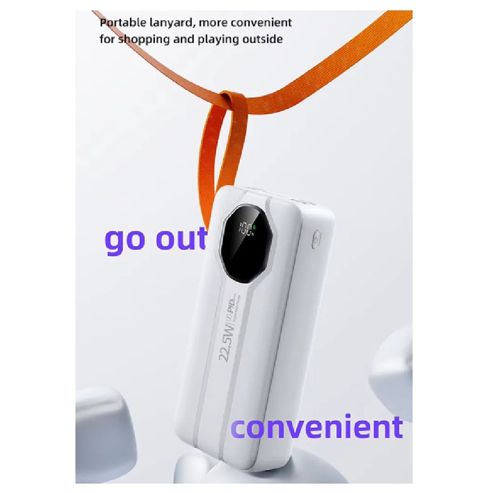 Batería Portátil 30.000mah Power Bank 22.5w Carga Rápida