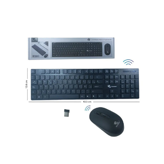 Kit Teclado Con Mouse Inalambrico W3100