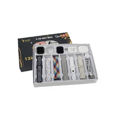 Combo Reloj Inteligente Smartwatch Con Correas Y Audifonos