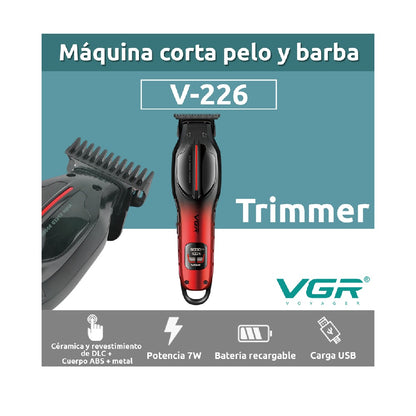 Maquina Patillera Vgr V-226 Dlc 9000 Rpm Cerámica DLC