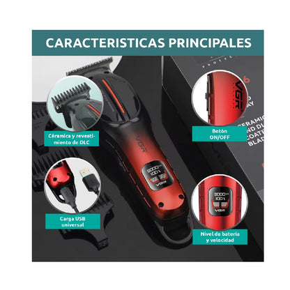 Maquina Patillera Vgr V-226 Dlc 9000 Rpm Cerámica DLC