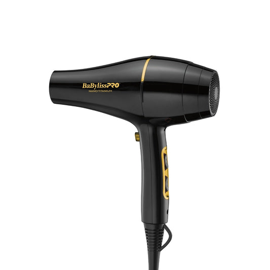 Secador Profesional Original BaBylissPro Nano Titanium Black