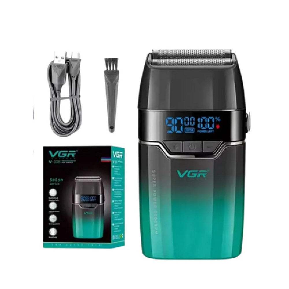 Afeitadora Recargable Shaver VGR 308 Inalambrica 9000 RPM
