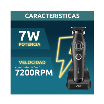 Maquina Peluquera Original VGR V-880T Inalambrica Con Base