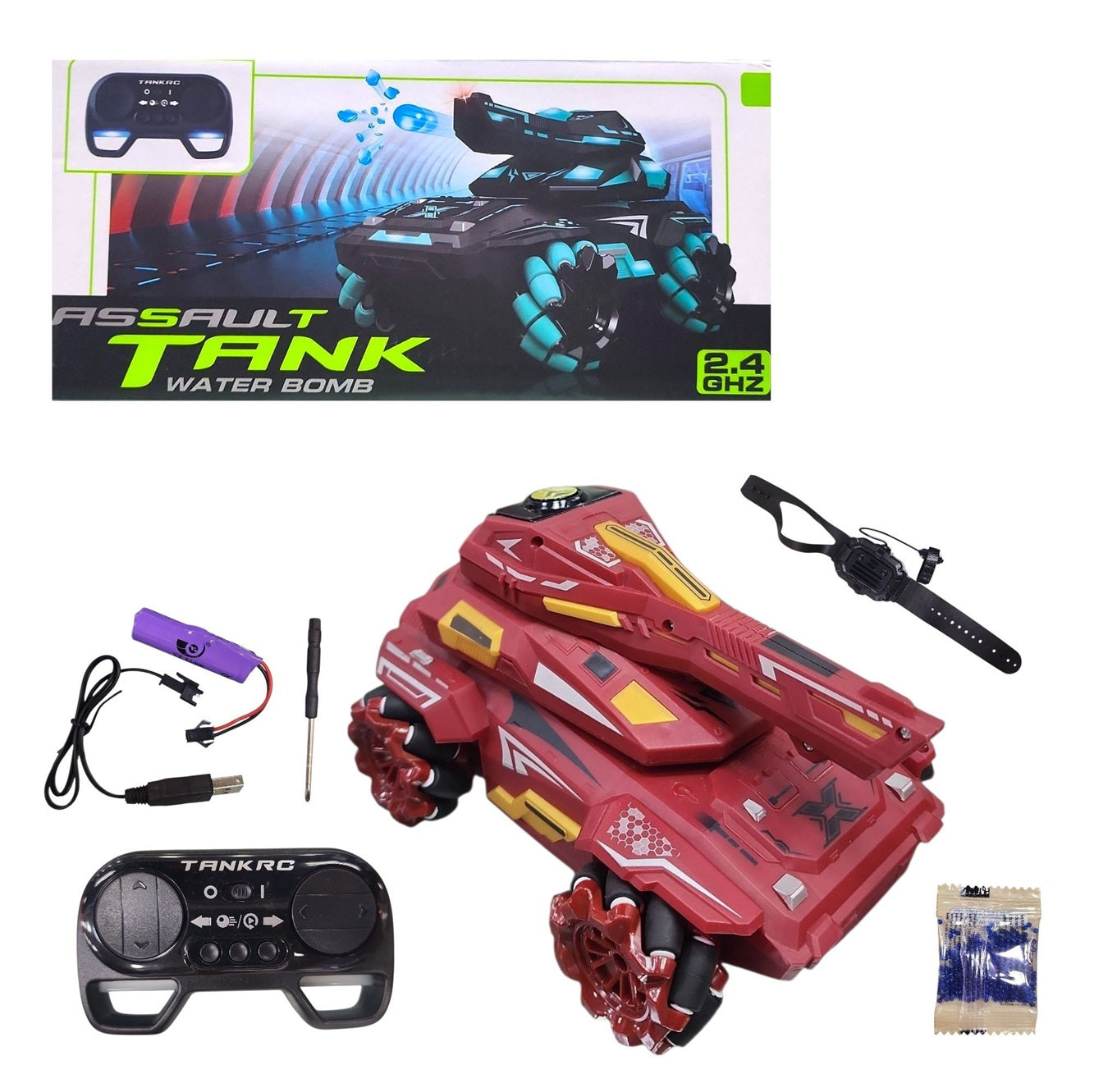 Tanque A Control Remoto Juguete RC Assault Tank