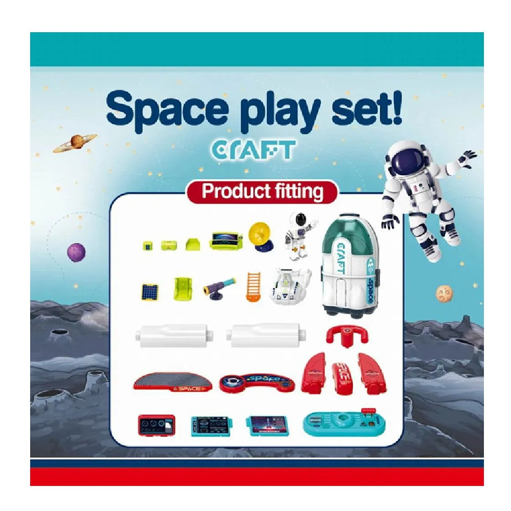 Set De Estación Espacial Para Niños Portátil