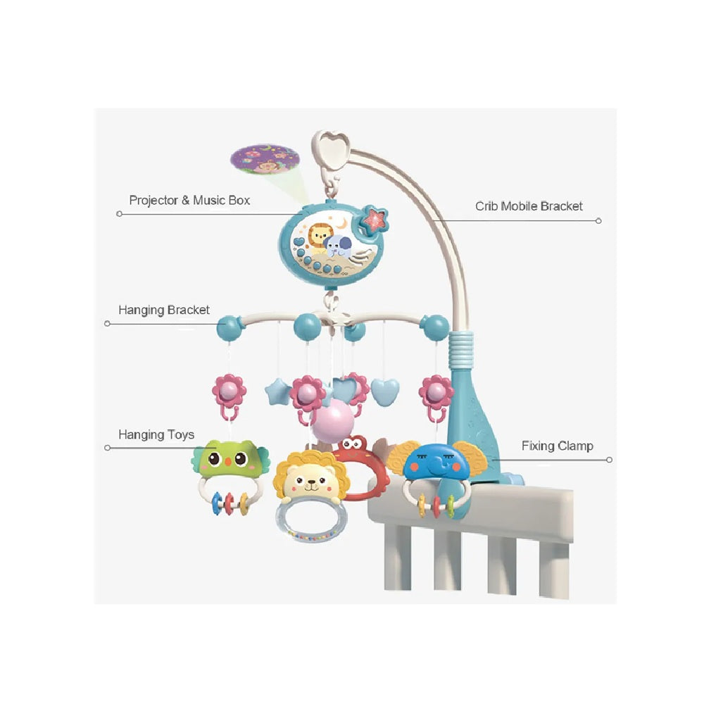 Móvil Con Proyector Musical Para Bebé