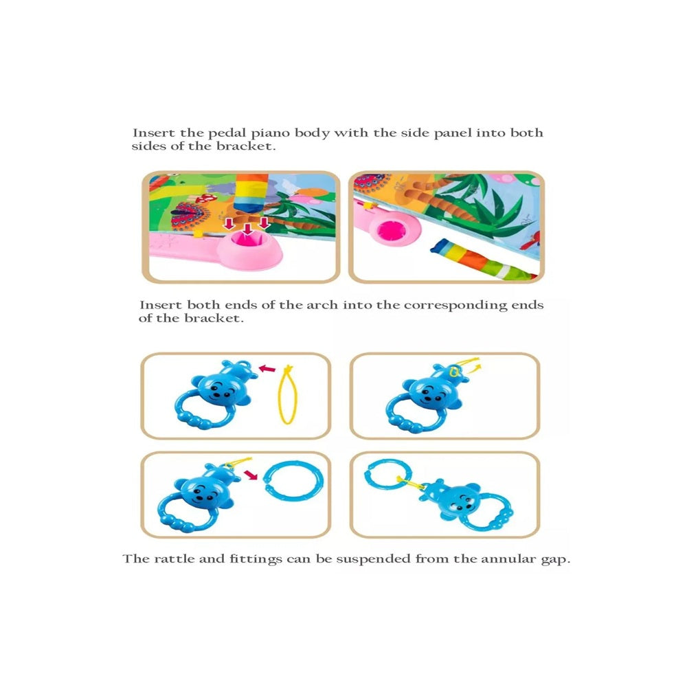 Gimnasio Didactico Para Bebes Con Piano Musical