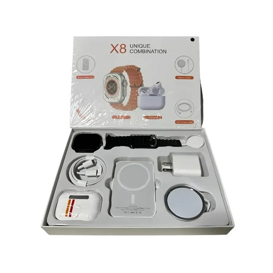 Combo Reloj Inteligente + Audífonos + Power Bank