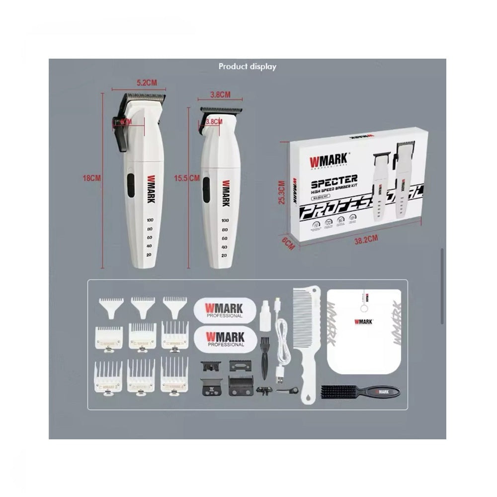 Combo De Peluqueria Profesional WMARK NG-8632 "Specter"