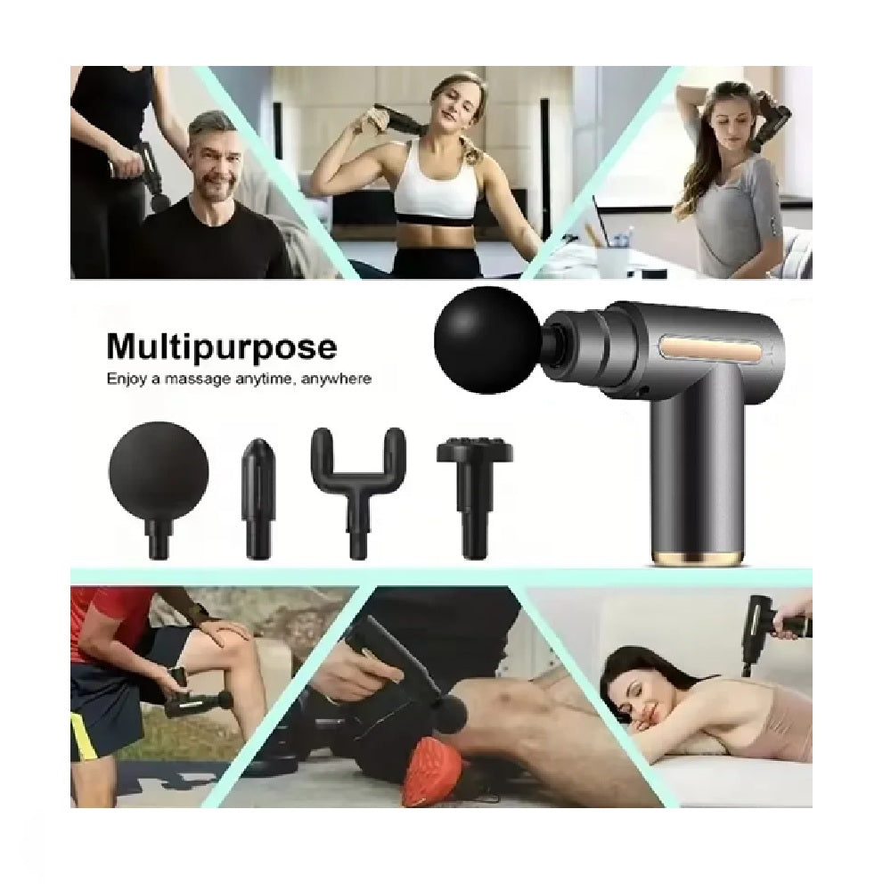 Pistola Masajeadora Muscular Inalámbrica