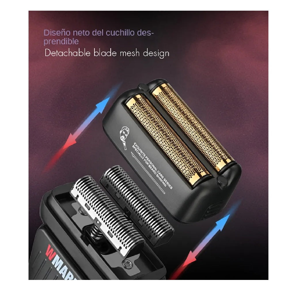Afeitadora Original WMARK Sheiver Electrica Profesional Dark Warrior