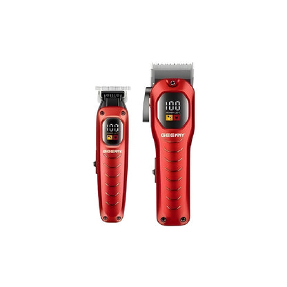 Combo Maquina Patillera Y Peluquera Geemy 8046