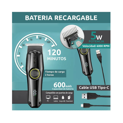 Maquina Patillera E Inalambrica VGR V-905 Profesional