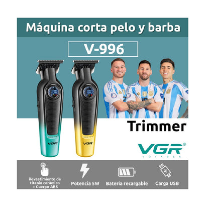 Maquina Patillera Barbera VGR V-996 Hair Trimmer