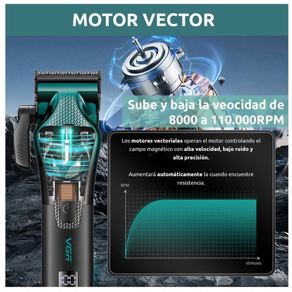 Cortadora De Pelo Con Motor Vectorial Profesional VGR V-271