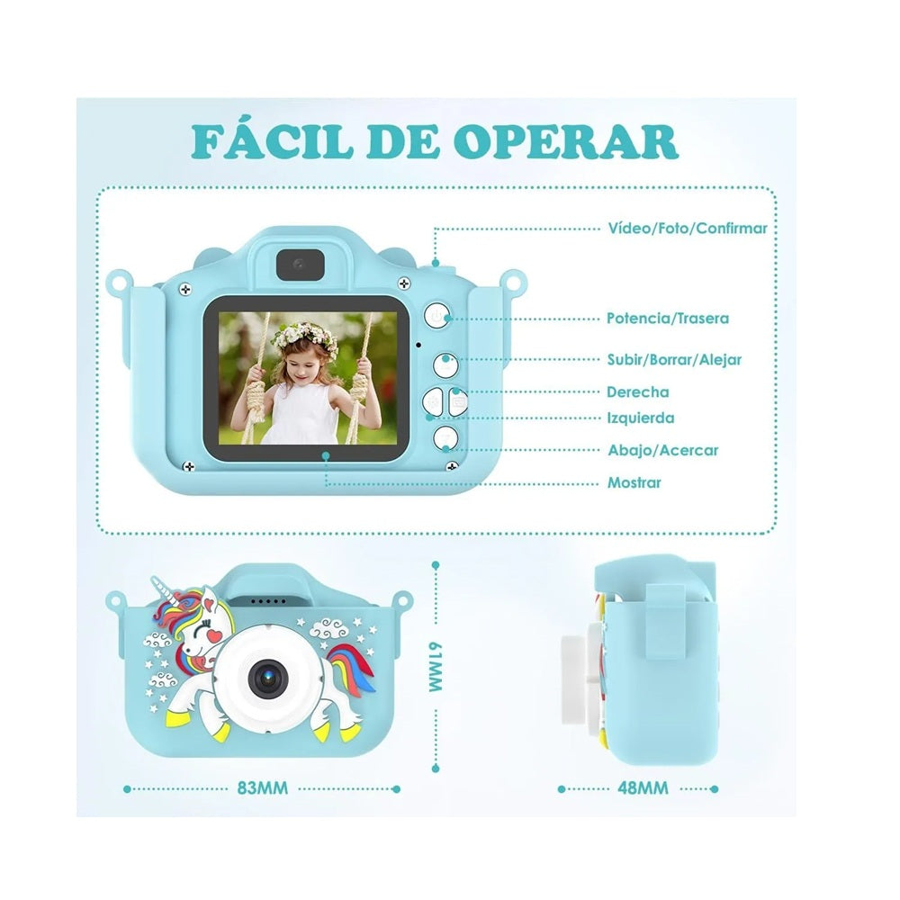 Cámara Digital Portátil Para Niños