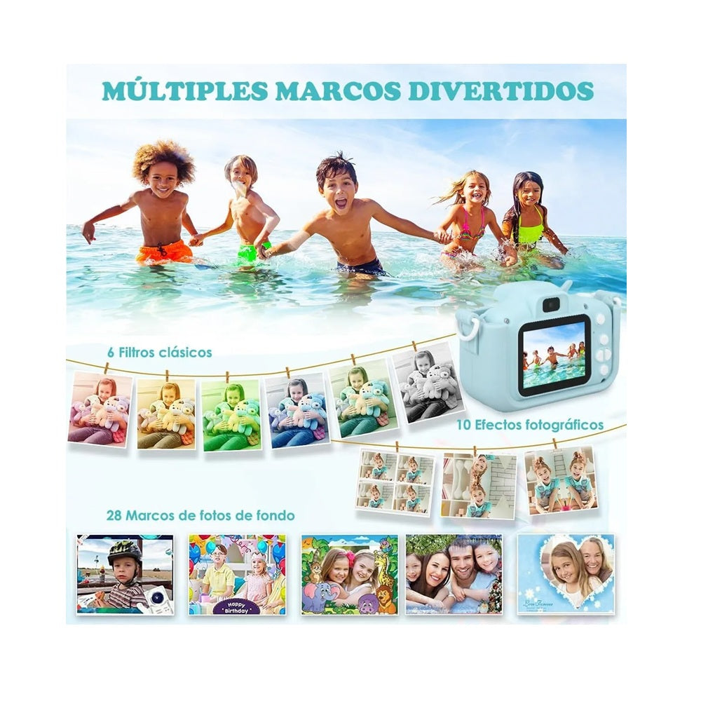 Cámara Digital Portátil Para Niños