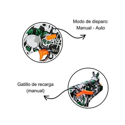Pistola De Hidrogel Rifle Eléctrico De Juguete Hidrogel